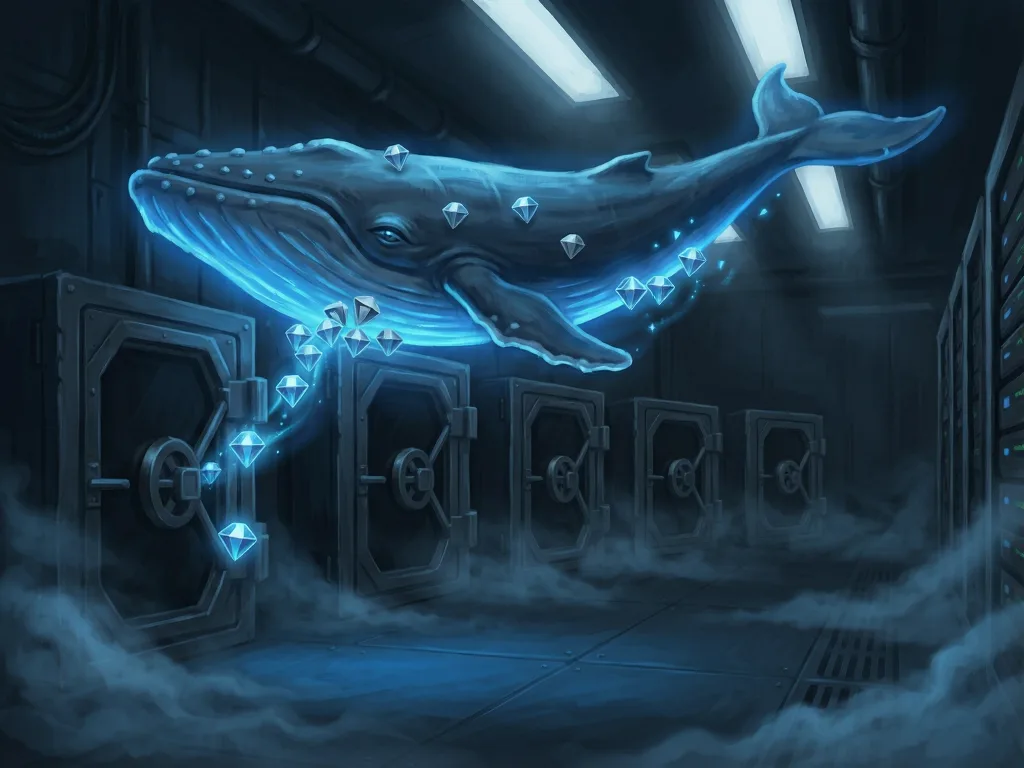 A certain crypto whale is transferred to a number of CEX s in the amount of 6000 pieces, which are valued at about 161...