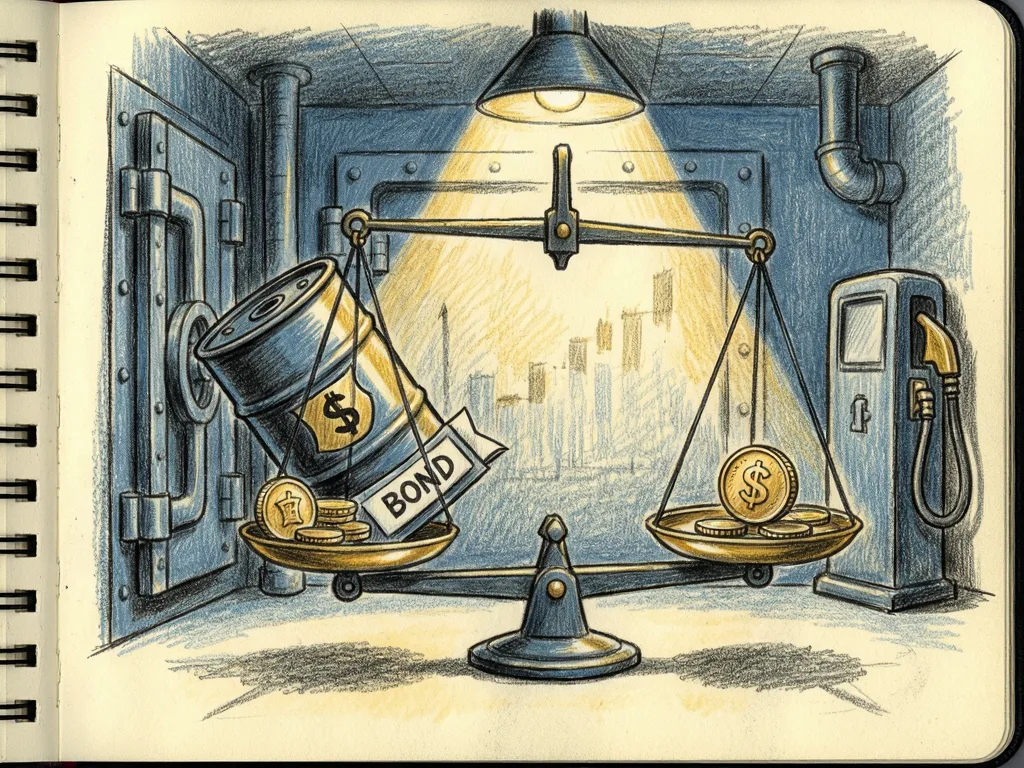 Bond volatility rises sharply while Bitcoin and Wall Street remain calm.